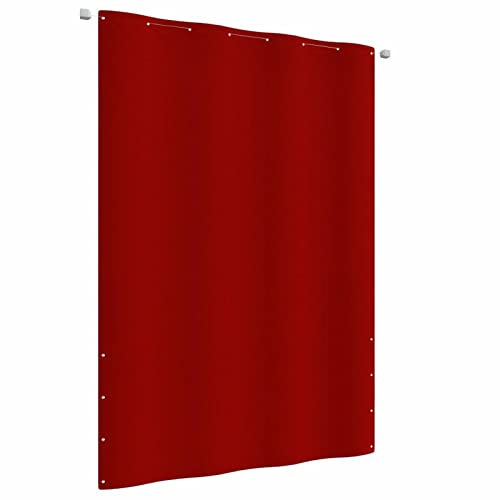 ShGaxin Auvent pour balcon en tissu Oxford rouge, 160 x 240 cm, auvent latéral, auvents de jardin, auvent Pergola, store d'extérieur pour terrasses extérieures - 148547