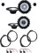 Kit 6 Casse ALPINE SXE-1750S + SXE-1725S per Alfa Romeo Giulietta con 2 Supporti Anteriori, 2 Supporti Posteriori e 4 Connettori
