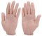 Künstliche Hände, realistisches Silikon-Handmodell, weich, flexibel, wiederverwendbar, männliche Schaufensterpuppe, Handmodell für Schmuckmalerei, 1 Paar