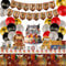 Luclay Hary Party Decorations Balloons, 88PCS Tableware Set, Birthday Decorations Supplies, Birthday Banner Party Plates Cups Napkins Tablecloth for Kids