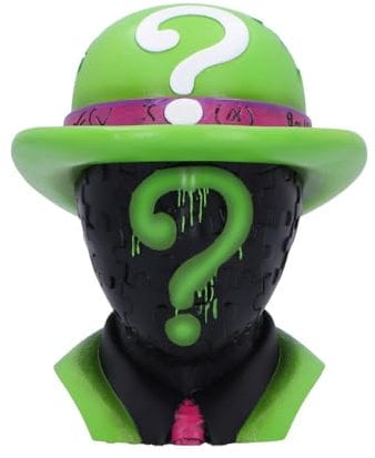 Nemesis Now DC Riddler Box, Gotham Villain Collectible Storage, Batman Merchandise, Fun Comic Decor and Gifts