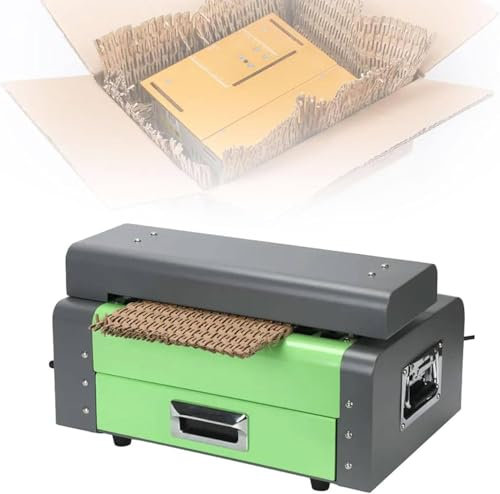 Schredder Für Altkarton, Zerkleinerer Für Karton, Zerkleinerungsgeschwindigkeit 3 m/Min, Schnittbreite 32,5 Cm, Schnittstärke 6/7 Mm, Wabenverpackungsmaschine,110V