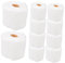 Sosoport 2 Miniature Toilet Tissue Dollhouse Bathroom Decor Accessory Realistic Model for DIY Styling for Play and Photography