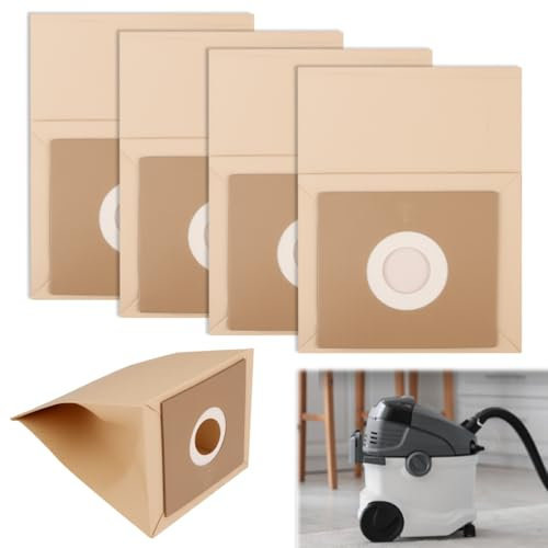 5 Pack Vacuum Cleaner Bags, Vacuum Cleaner Dust Bags for Bush Argos Model VCB35B15C1J7W-70 VYTRONIX RBC02 BC-402 BC-501 Argos Value VC-401 VC-402 Disposable 3D Strong Paper Dust Bags