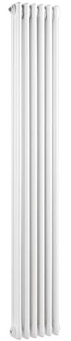 Triple Column Traditional Radiator 1800 x 287mm, High Gloss White