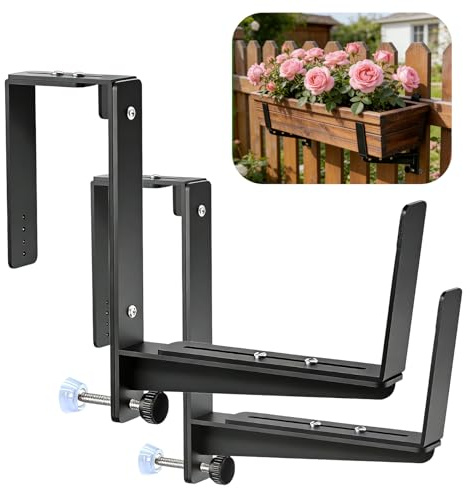 eupdd Lot De 2 Supports De Jardinière Robustes Pour Balcon
