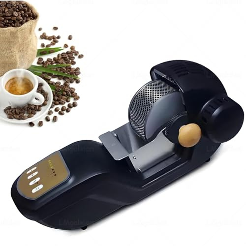 DPLXQPP Hot Air Coffee Roaster,1600w Electric Automatic Coffee Bean Roaster Machine with 7-Stage Temperature Control,300g Capacity Small Home Coffee Roaster with Removable Stainless Steel Bean Basket