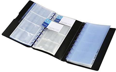 Viquel Geode Business Porte carte de visite 240 cartes Noir