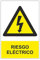 MovilCom® - Señal de aluminio RIESGO ELECTRICO 210X300mm homologado nueva legislación (ref.RD30907)