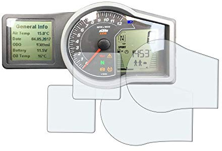 Speedo Angels Displayschutzfolie Tachoschutzfolie für KTM Adventure 1050/1090 / 1190-2 x Ultra Klar