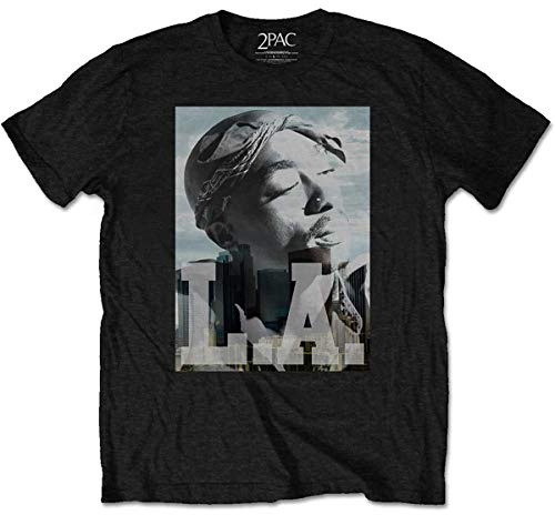 T-Shirt # L Black Unisex # La Skyline