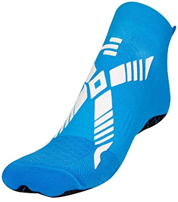 REVENGE calcetines técnicos antideslizantes, para todas las actividades en el agua, 100% Made in Italy Unisex-adulto Azul Blanco tg.M 38-41