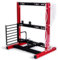 Rack per case scheda madre del computer, case telaio aperto con telaio in profilo di alluminio 20X20, buona compatibilità case per scheda madre rack per ATX, M-ATX, per scheda madre ITX(Rosso)