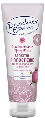Dresdner Essenz Handcreme Streichelzarte Pfingstrose 75 ml Hautcreme Handpflege