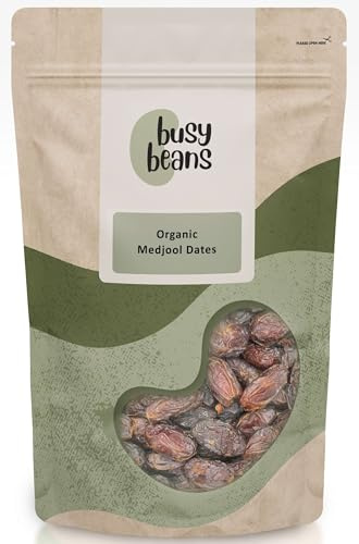 Organic Medjool Dates - Certified Organic - by Busy Beans Organic (1kg)