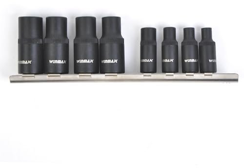 10-Piece Tap Holders Set 1/4Dr 3/8Dr Tap Socket Set Magnetic