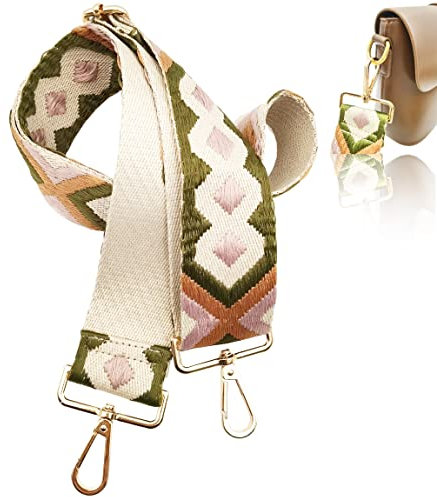 Breite 5cm Taschengurt Bunter Schultergurt Tragegurt Längenverstellbarer 75-130cm für Schultertasche Tragetaschen