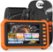 KZYEE KZ3000 Pro Industrie Endoskop mit DREI Objektiven, HD 1080P Inspektionskamera, 7 Zoll IPS Bildschirm Endoskopkamera mit 8 LED-Leuchten, 3,5 m halbstarres Kabel, 3800 mAh, 32 GB TF-Karte