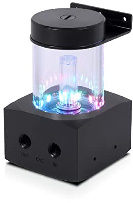 Alphacool Core 100 Aurora ARGB Ausgleichbehälter, Acryl, Schwarz