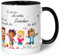 GRAVURZEILE Bedruckte Tasse mit Spruch - Erzieher Abschied - Herzliche Geschenke - Geschenk für Erzieher zum Kindergarten Abschied - Geschenk als Dankeschön für Frauen und Männer - Weiß