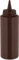Sterling Ventures Plastic Squeezable Sauce Dispenser Coloured Squeeze Bottle 500ml (Brown)