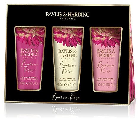 Baylis & Harding Boudoire Rose Luxury Hand Treats Gift Set (Pack of 1) - Vegan Friendly