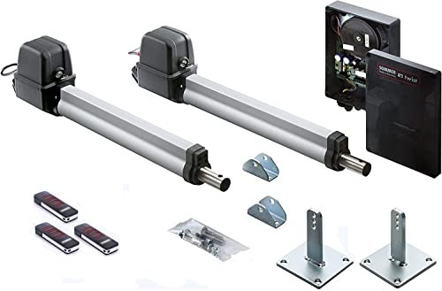 SOMMER twist 200 E Drehtorantrieb für 2-flügelige Tore bis 2,5 m Breite oder 300 kg mit 3 Handsendern Pearl 4018V000