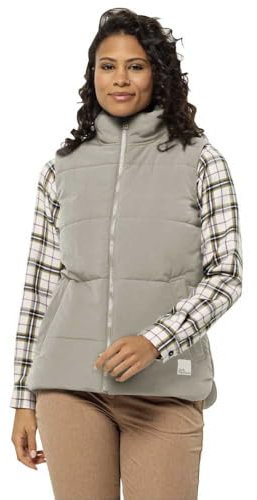 Jack Wolfskin WHITE FROST VEST W M, dusty grey