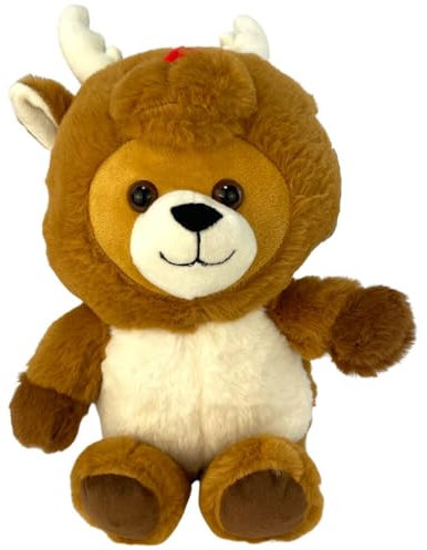 BEMIRO Kuscheltier Rentier Teddybär - ca. 33 cm