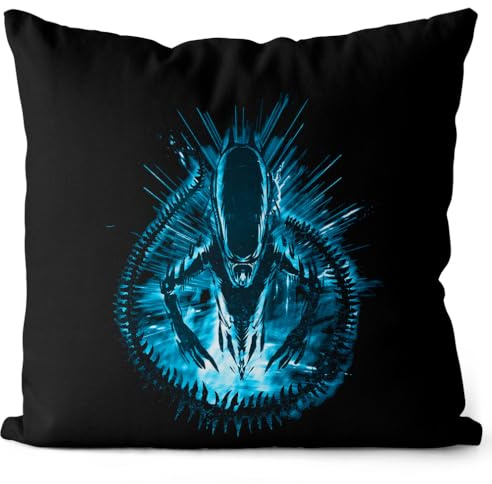 style3 Alien Rage Kissen mit Füllung 40cm Baumwolle Xenomorph Alien Ripley Movie