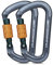 Karabiner Klettern Kletterausrüstung, Karabinerhaken aus Aluminium Karabiner Karabinerhaken für Hängematte, Schaukel, Camping, Angeln, Outdoor-Ausrüstung(28KN, 2 Pack)