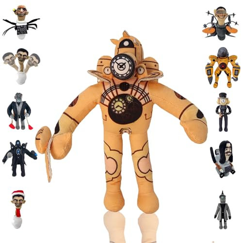 Juguete De Peluche para Inodoro, Skibidi Toilet Plush Toy, Speaker Man Peluche, TV Man Peluche, Titan Speakerman, Skibidi Toilet Figures, Adecuado para Fanáticos del Anime