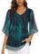 Syphiby Ladies Summer Tops Chiffon Blouses for Women Ladies Evening Tops Ruffle 3/4 Sleeve Dressy Tops for Women UK Chiffon Tops for Ladies Going Out Tops for Women UK Tunic Tops to Wear with Leggings