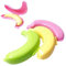 QUHUOYAO 3 protectores de plátano, contenedor de ahorro de plátano, funda de plátano, soporte portátil para loncheras, portador de plátano para fiambrera, frutas frescas (3 colores)