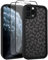 UZEUZA Compatible with iPhone 11 Pro Max Case, Cheetah Print Shockproof Soft TPU Protective Case for Women Girls, Slim Anti Scratch Leopard Case for iPhone 11 Pro Max 6.5 Inch,Black