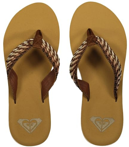 Roxy Porto Beach FlipFlops for Women StrandSandalen Frauen 42 Braun