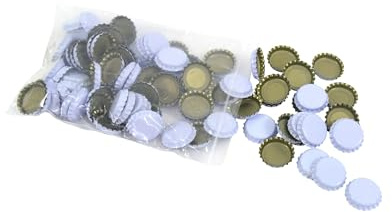 ERPEL Weiße Kronkorken, 100 Stück, Kleinpackung
