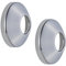 Rosace sanitaire conique finition chromé 3/4 - Ø65 mm - hauteur 21 mm (x2) NOYON & THIEBAULT