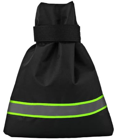 Housse de Robinet Exterieur, Couvercle Antigel pour Robinet Housse de robinet d'extérieur avec bande réfléchissante pour la Protection Contre Le Gel en Hiver (Vert fluo, 16 * 25cm/6.3 * 9.8in)