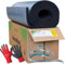 25 mm Armaflex Armacell original XG Kautschuk Platten selbstklebend + rote Handschuhe + Scorprotect Schlüsselband (25 mm selbstklebend = 4 m²)