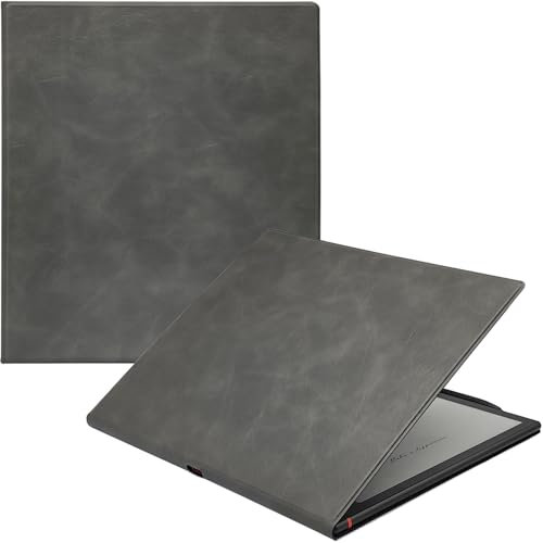GOVTVA Magnetic Stand Case for Onyx Boox Note Air 4 C/Note Air 3 C (2024/2023 Released) Ultra-Thin Lightweight Leather Cover with Auto Sleep/Wake & Magnetic Closure (Gray)