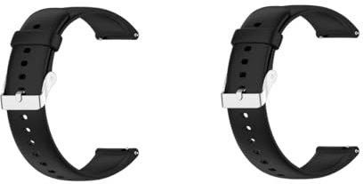 Uhrenarmbänder für Coros Pace 2 Silikon Armband Damen Herren,2 Stück Flexibles Verstellbares Armbänder Schnellverschluss Uhrenarmband Wasserdichtes Sport Ersatzarmband