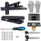 BERXOL Heavy Duty Hidden Door Hinges with Dual-Bearing Design, 573 LB/260KG Load Capacity, 360° Rotation Pivot Hinge for Secret Doors, Bookcases, Murphy & Shelf Doors – with Hardware Kit