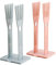 CUCUFA Kitchen Glove Holder, 2Pcs Kitchen Gloves Drying Rack, Dish Gloves Holder with Drainage Tray, Plastic Glove