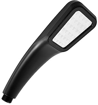 Uonlytech Handbrause Duschkopf Mit Druckverstärker Portabler Hochdruck Duschkopf Für Badezimmer Einstellbarer Brausekopf Mit 300 Löchern Komfortable Handheld Dusche Für Zuhause Und Camping