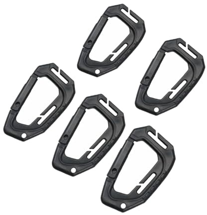 FGDTREE Robuster ABS-Karabiner-Clip für Klettern, Camping, sichere Verriegelung, leichte Outdoor-Ausrüstung, Mehrzweck-Karabiner-Clip