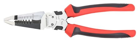 GEDORE red Multi‑Abisolierzange R28002204 | Automatische Abisolierzange für 0,2–6,0 mm² | Seitenschneider integriert | Universal‑Kabelabisolierer für Elektroinstallation