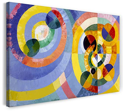 Printed Paintings Leinwand (80x60cm): Robert Delaunay - Zirkuläre Formen (Formes circulaires) (19
