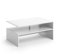 Vicco Couchtisch Amato, Couchtisch mit der Ablage, Weiß, 90 x 60 cm