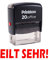 Printtoo EILT SEHR! Selbstfarber Stempel Buro stationar Bedrucktes Stamp - Rot